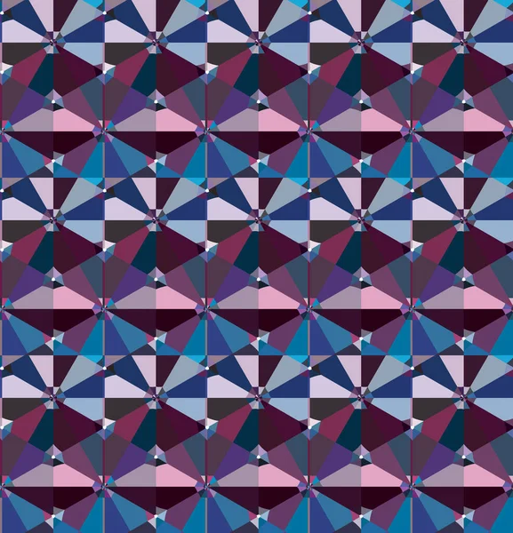 Geometrisches Abstraktes Muster Mit Dreiecken Vektorhintergrund — Stockvektor