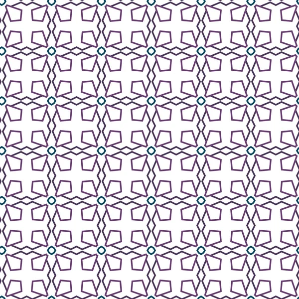 Nahtlose Geometrische Ornamentale Muster Abstrakte Illusion Hintergrund — Stockvektor