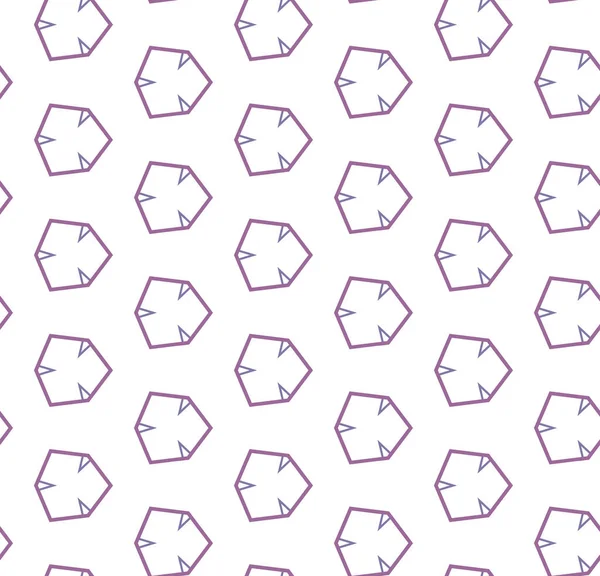 Nahtlose Geometrische Ornamentale Muster Abstrakte Illusion Hintergrund — Stockvektor