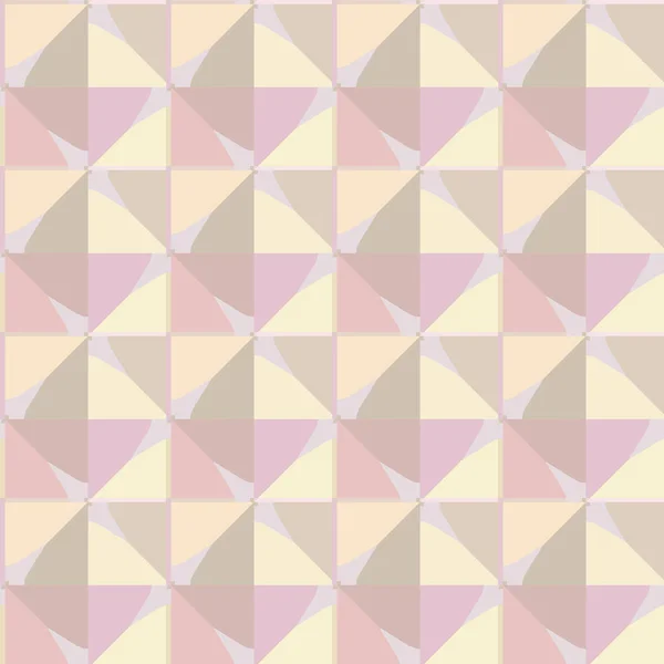 Naadloos Geometrisch Ornamentspatroon Abstracte Illusie Achtergrond — Stockvector