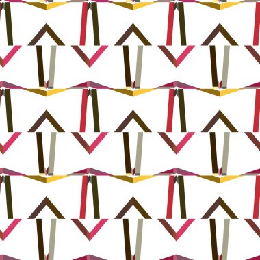 Modern geometrik vektör tasarımı, kusursuz desen çizimi