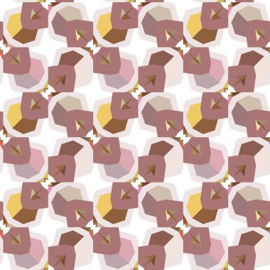 Soyut geometrik şablonun vektör çizimi