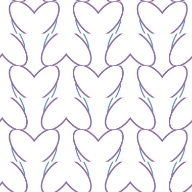 Modern geometrik vektör tasarımı, kusursuz desen çizimi