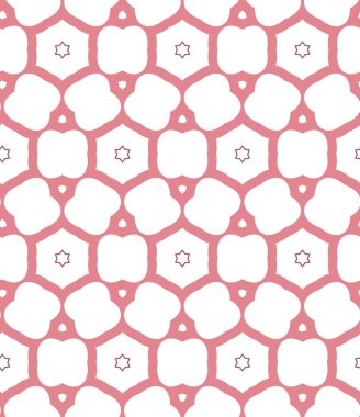 Modern geometrik vektör tasarımı, kusursuz desen çizimi