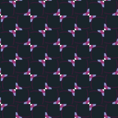Soyut arkaplan ile kusursuz geometrik süsleme deseni