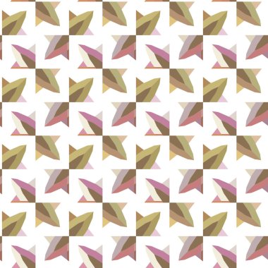 Kusursuz geometrik süslemeli desen, soyut illüzyon arka planı