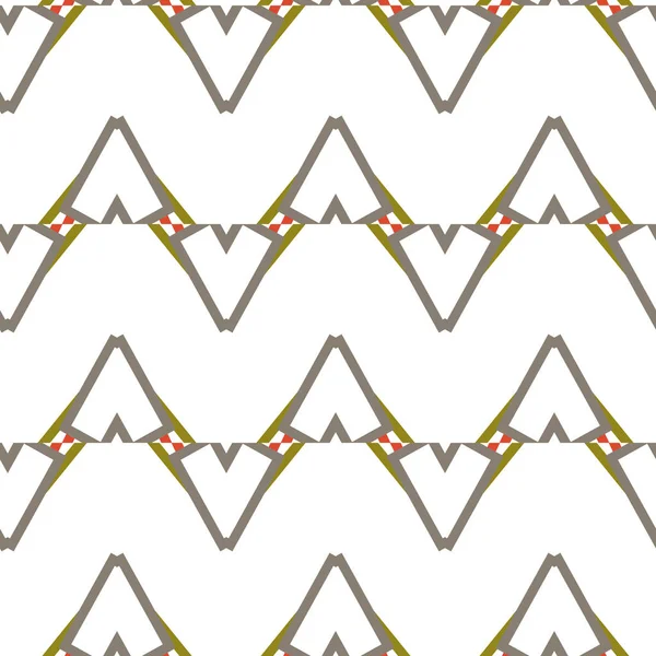 Nahtlose Geometrische Ornamentale Muster Abstrakte Illusion Hintergrund — Stockvektor