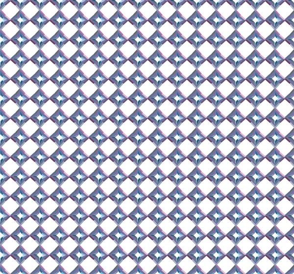 Nahtlose Geometrische Ornamentale Muster Abstrakte Illusion Hintergrund — Stockvektor