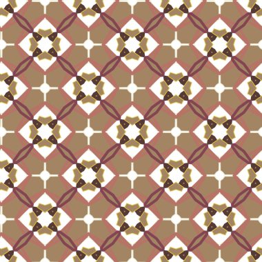 Kusursuz geometrik süslemeli desen, soyut illüzyon arka planı   