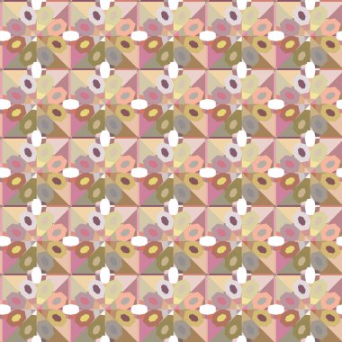 Modern geometrik vektör tasarımı, kusursuz desen çizimi