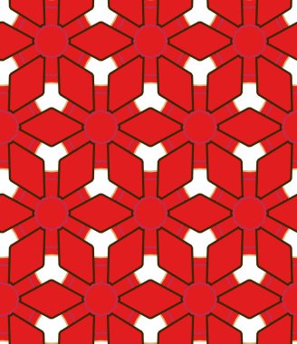 Soyut geometrik şablonun vektör çizimi