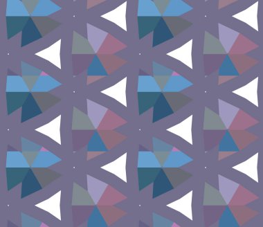 Modern geometrik vektör tasarımı, kusursuz desen çizimi