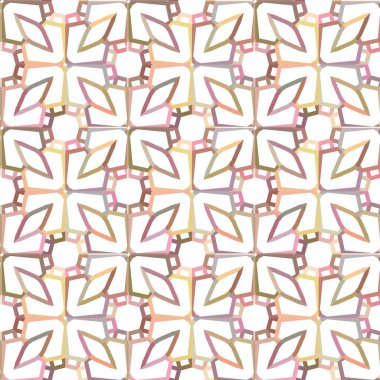 Kusursuz geometrik süslemeli desen, soyut illüzyon arka planı