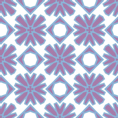 Soyut arkaplan ile kusursuz geometrik süsleme deseni