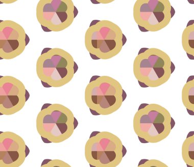 soyut süslemeli baskı, kusursuz desenli kumaş arkaplan