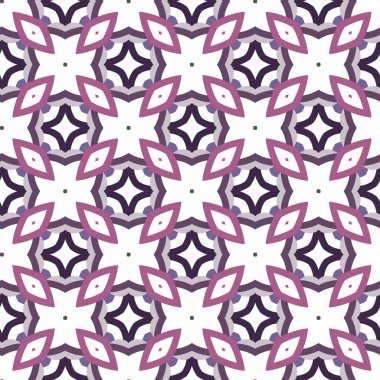 Modern geometrik vektör tasarımı, kusursuz desen çizimi