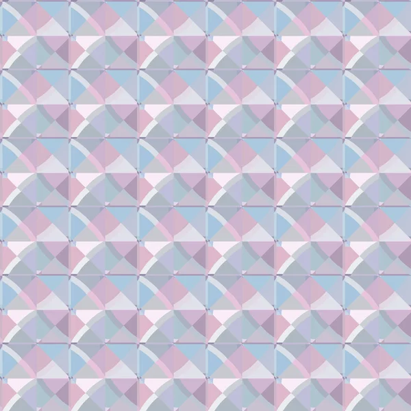 Nahtlose Geometrische Ornamentale Muster Abstrakte Illusion Hintergrund — Stockvektor