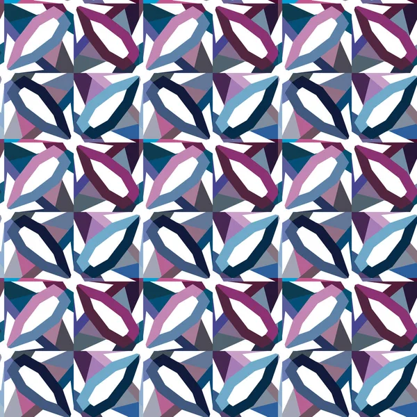 Geometric Abstract Pattern Triangles Vector Background — Stock Vector