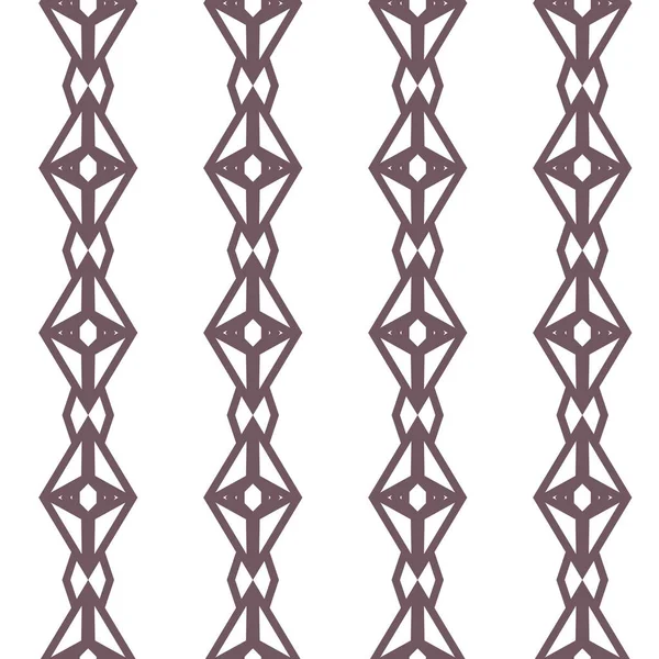 Nahtlose Geometrische Ornamentale Muster Abstrakte Illusion Hintergrund — Stockvektor