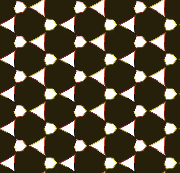 Patrón Ornamental Geométrico Sin Costuras Con Fondo Abstracto — Archivo Imágenes Vectoriales