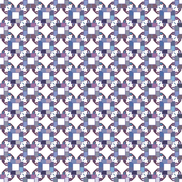 Nahtlose Geometrische Ornamentale Muster Abstrakte Illusion Hintergrund — Stockvektor