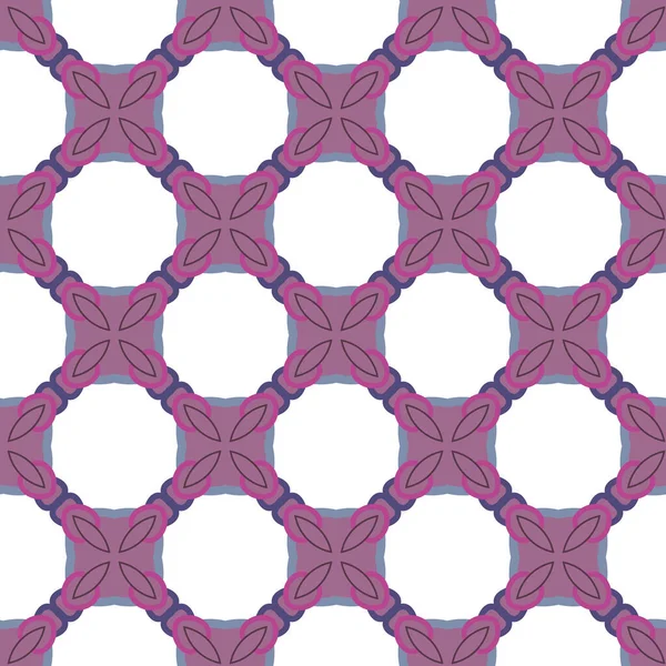 Abstraktes Ornamentales Muster Nahtloser Geometrischer Druck — Stockvektor