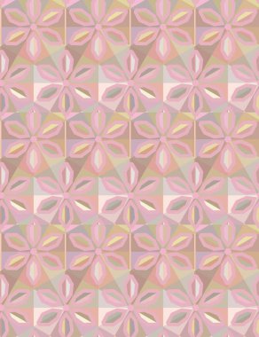 Modern geometrik vektör tasarımı, kusursuz desen çizimi