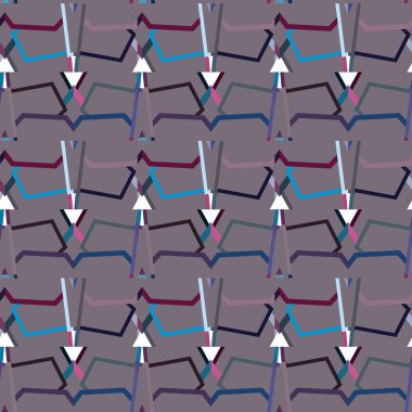 Soyut geometrik şablonun vektör çizimi