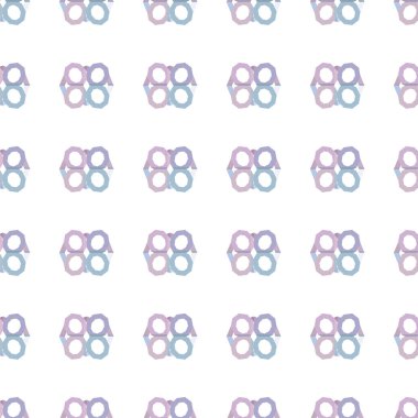 Modern geometrik vektör tasarımı, kusursuz desen çizimi