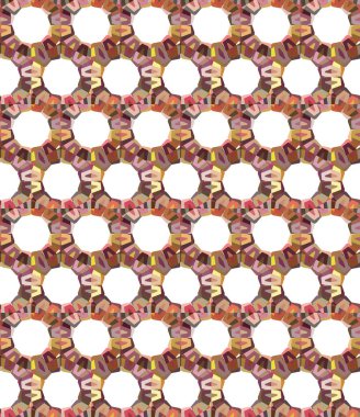 Kusursuz geometrik süslemeli desen, soyut illüzyon arka planı