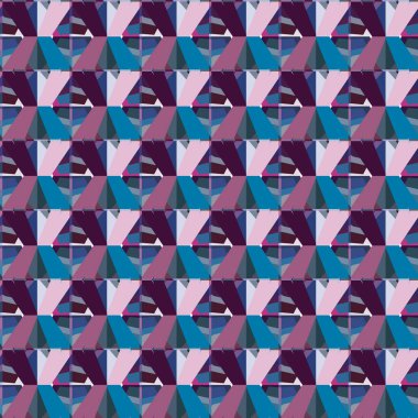 Modern geometrik vektör tasarımı, kusursuz desen çizimi