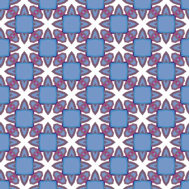 Modern geometrik vektör tasarımı, kusursuz desen çizimi