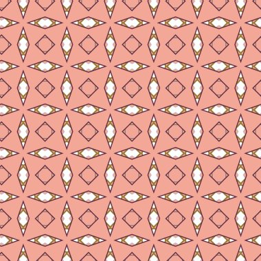 Modern geometrik vektör tasarımı, kusursuz desen çizimi