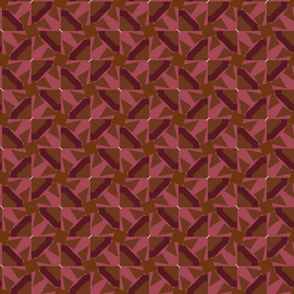 Naadloos Geometrisch Ornamentspatroon Abstracte Illusie Achtergrond — Stockvector