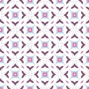 Modern geometrik vektör tasarımı, kusursuz desen çizimi