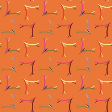 Modern geometrik vektör tasarımı, kusursuz desen çizimi