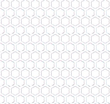 Modern geometrik vektör tasarımı, kusursuz desen çizimi