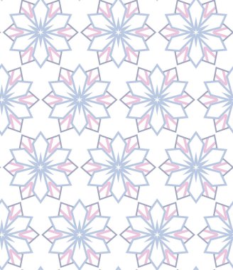 Soyut arkaplan ile kusursuz geometrik süsleme deseni