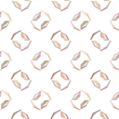 Modern geometrik vektör tasarımı, kusursuz desen çizimi