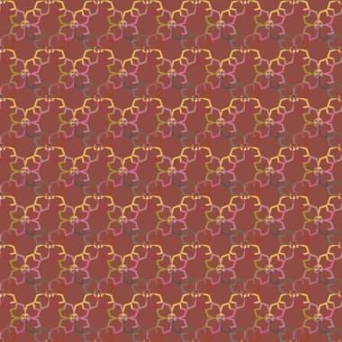 Kusursuz geometrik süslemeli desen, soyut illüzyon arka planı   