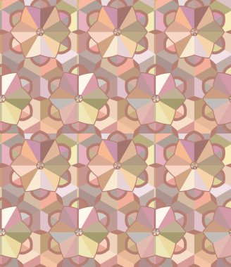 Modern geometrik vektör tasarımı, kusursuz desen çizimi