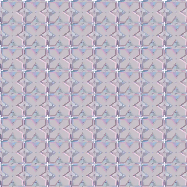 Nahtlose Geometrische Ornamentale Muster Abstrakte Illusion Hintergrund — Stockvektor