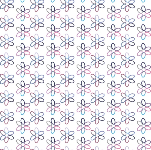 Nahtlose Geometrische Ornamentale Muster Abstrakte Illusion Hintergrund — Stockvektor