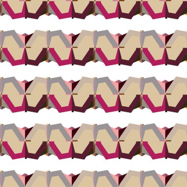 Soyut geometrik şablonun vektör çizimi