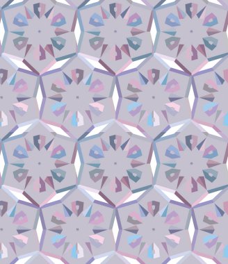 Modern geometrik vektör tasarımı, kusursuz desen çizimi