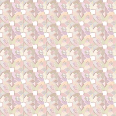 Modern geometrik vektör tasarımı, kusursuz desen çizimi