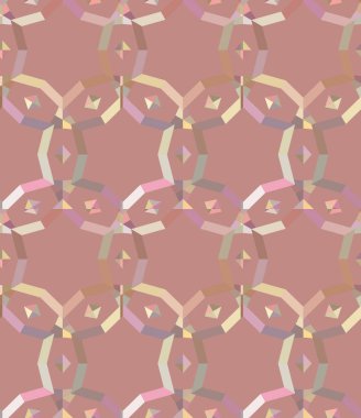 Modern geometrik vektör tasarımı, kusursuz desen çizimi