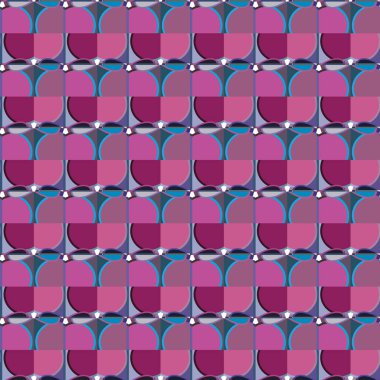 Modern geometrik vektör tasarımı, kusursuz desen çizimi