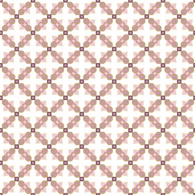 Modern geometrik vektör tasarımı, kusursuz desen çizimi