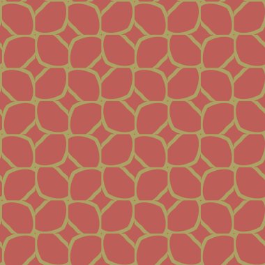 Modern geometrik vektör tasarımı, kusursuz desen çizimi